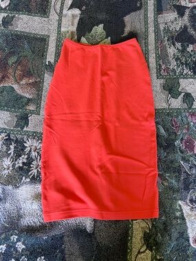 American Apparel Coral Pencil Skirt